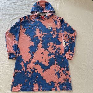 RARE Women's Nike Have A Nike Day‎ Size Medium Tie Dye Dress Pink/Blue